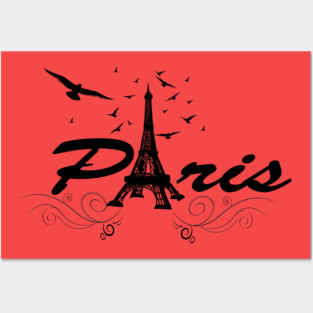 Paris, the eiffel tower Posters and Art
