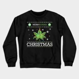 Merryjuana Christmas Crewneck Sweatshirt