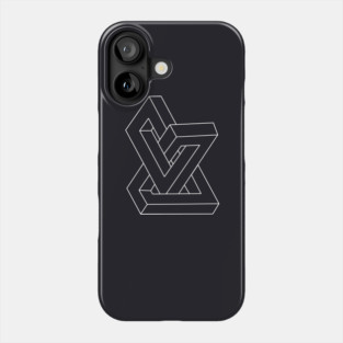 Optical Illusion - Impossible figure Phone Case