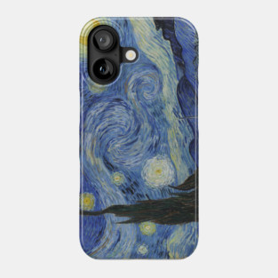 Starry Night by Vincent van Gogh Phone Case