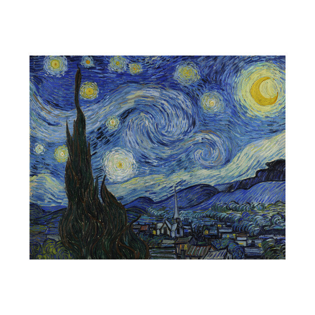 Starry Night by Vincent van Gogh Starry Night Kids T-Shirt