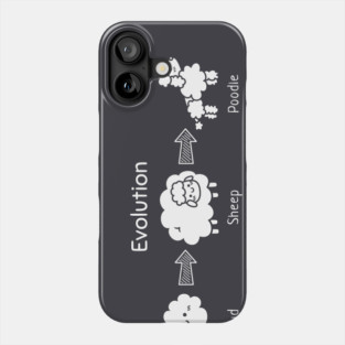 Evolution of Cloud To Sheep And Poodle Phone Case