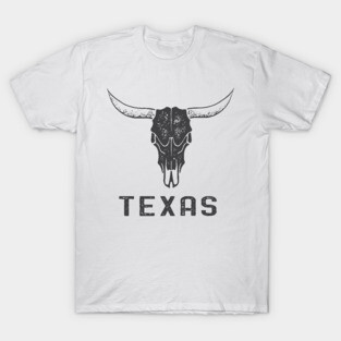Texas Longhorn Skull T-Shirt