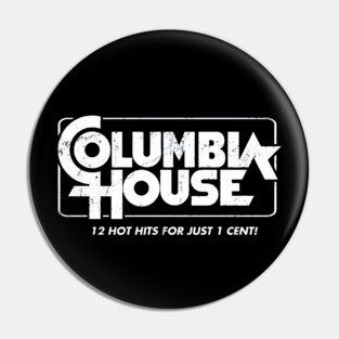 Columbia House Records Music Vintage Retro Pin