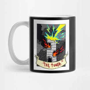 The tower tarot card design Mug