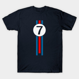 racing number stripes T-Shirt