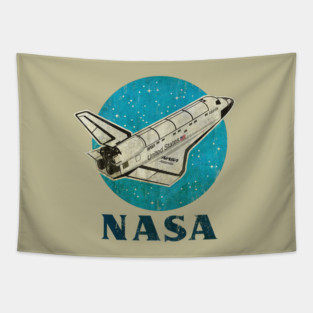 USA Space Shuttle Infinite Travel V02 Tapestry
