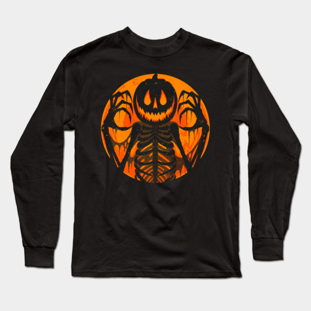 FrightFall2021: Full Moon Long Sleeve T-Shirt by Chad Savage
