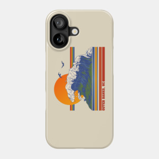 Retro Outer Banks NC 70s Style Tourist Souvenir Phone Case