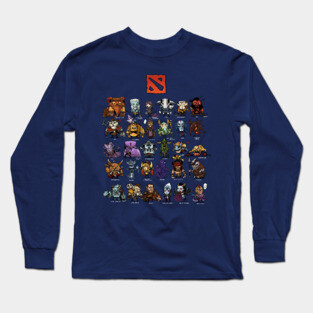 dota 2 heroes Long Sleeve T-Shirt
