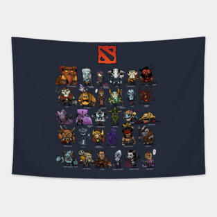 dota 2 heroes Tapestry