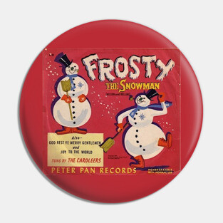 FROSTY SNOWMAN RETRO DESIGN! Pin