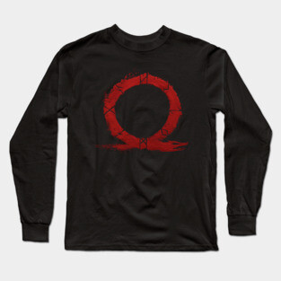 God of War PS4 - Omega Symbol Long Sleeve T-Shirt