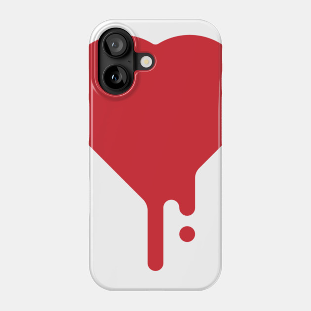Bleeding Heart Phone Case by JSNDMPSY