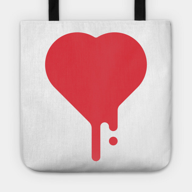 Bleeding Heart Tote by JSNDMPSY