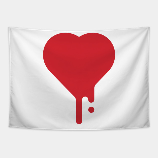 Bleeding Heart Tapestry by JSNDMPSY