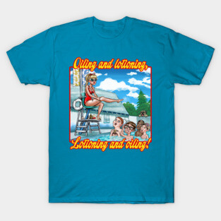 Oiling and Lotioning - TEXT T-Shirt