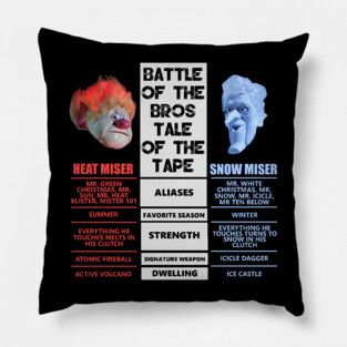 Miser Brothers Battle of the Bros Pillow