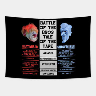Miser Brothers Battle of the Bros Tapestry