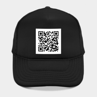 Rick Roll QR Code Hat
