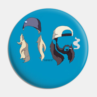 Jay & Silent Minimalism Pin