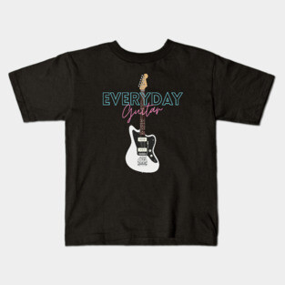 Everyday Guitar Offset Style Electric Guitar Kids T-Shirt