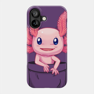 Pocket Cute Axolotl Phone Case