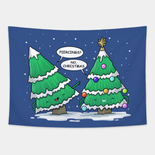 CHRISTMAS PIERCINGS Tapestry
