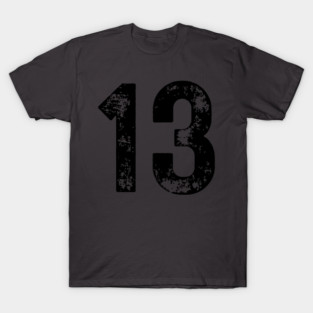 Big Number 13 for Birthday Thirteen K-pop Merchandise T-Shirt