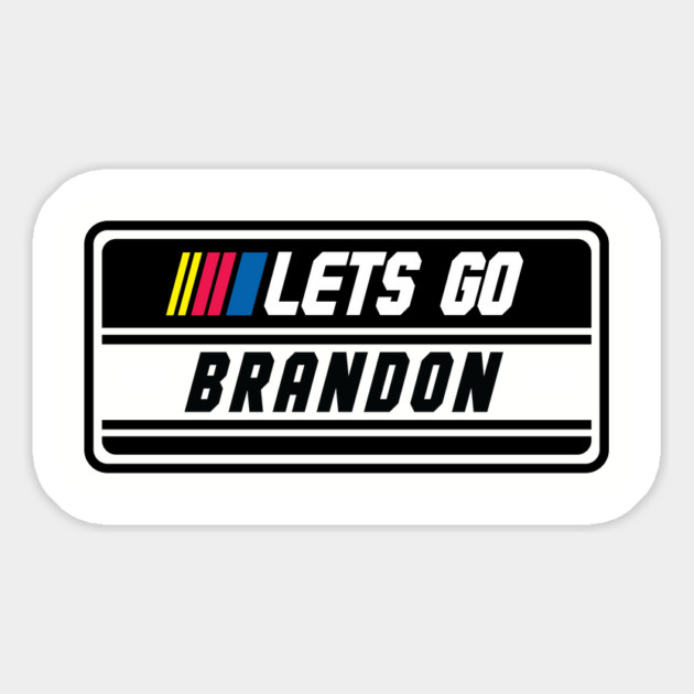 Lets Go Brandon Nascar Magnet by stayfrostybro