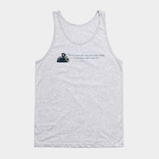 CS Lewis Quote - Tea & Books Tank Top