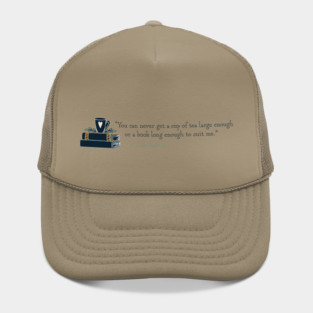 CS Lewis Quote - Tea & Books Hat