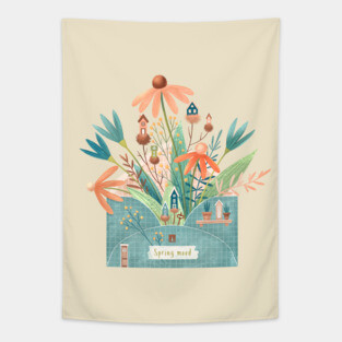 Spring mood Tapestry