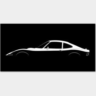 Opel GT Silhouette Posters and Art