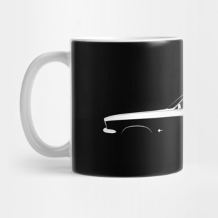 Opel Manta (A) Silhouette Mug