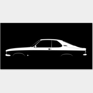 Opel Manta (A) Silhouette Posters and Art