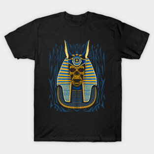 Egyptian Pharaoh skull gold T-Shirt