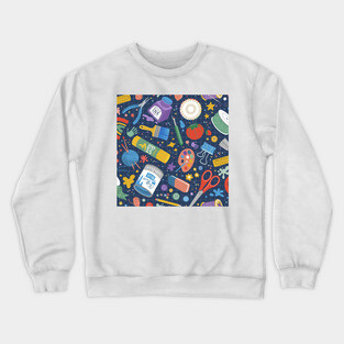 Artsy Pattern Crewneck Sweatshirt