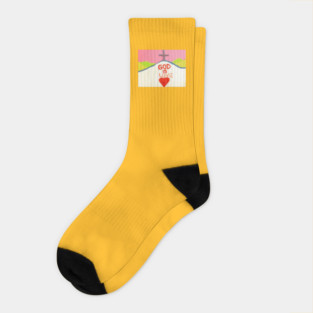 Salvation Mountain Tribute Shirt Socks