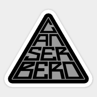 Canserbero Logo Background Gray Sticker