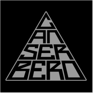 Canserbero Logo Background Gray Posters and Art