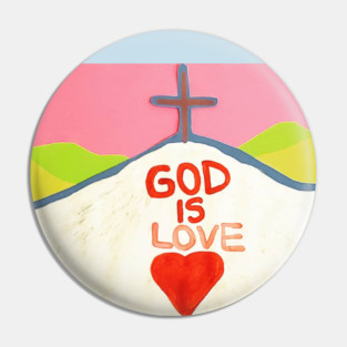 Salvation Mountain Tribute Pin