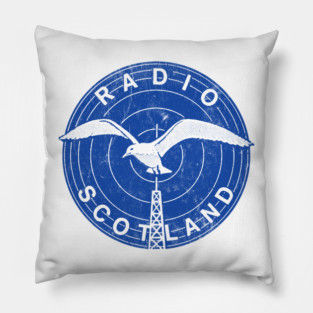 Radio Scotland 242 / 80s Pirate Radio Station Pillow