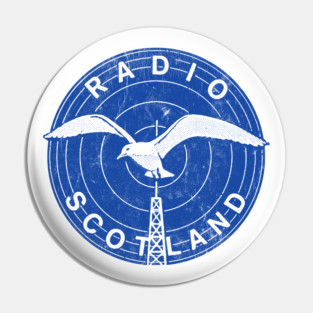 Radio Scotland 242 / 80s Pirate Radio Station Pin