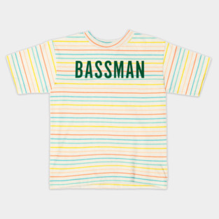 Bassman Bass Player Bass Guitarist Bassist Bass Guitar Kids T-Shirt