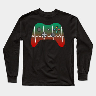 Gamer Heartbeat Long Sleeve T-Shirt