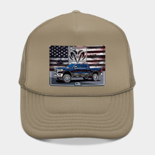 Dodge Ram and The American Flag Hat