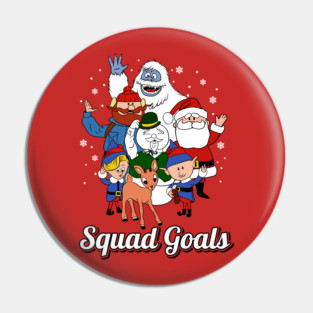 Squad Goals Pin