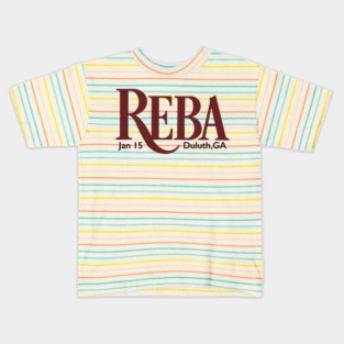 Reba Georgia tour Kids T-Shirt