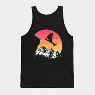 Vintage alpine skiing Tank Top
